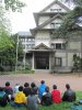 La maison du Japon croquée par les élèves